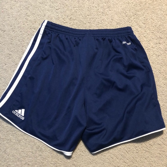 navy blue adidas shorts